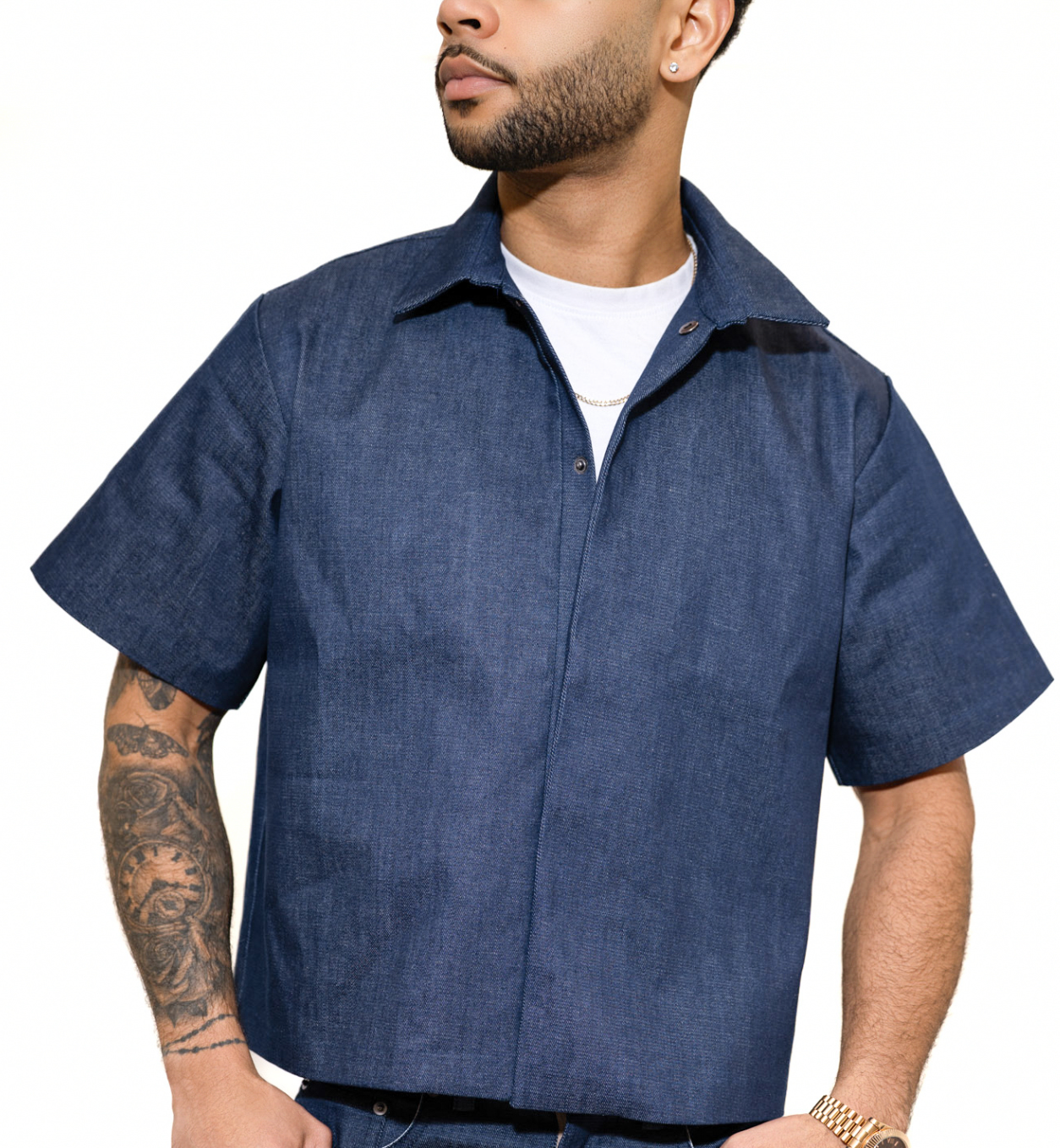 Low Modesty Boxy Luxe Denim